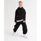 Брюки для девочки MINAKU: Basic Line KIDS, цвет чёрный, рост 122 - фото 797315397