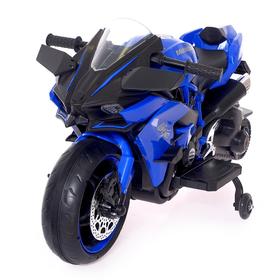 Электромотоцикл «Спортбайк», 2 мотора, цвет синий