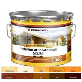 Защитно-декоративное состав ZERWOOD ZDS бесцветный 3л 5477480