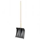 Snow shovel, plastic, 380x385x1420 mm, wooden handle Snow shovel, plastic, 380x385x1420 mm, wooden handle