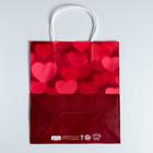 Пакет подарочный крафт «All you need is love», 22 × 25 × 12 см 5134144