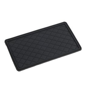 Коврик противоскользящий 20×13 см с бортом, черный 5265024