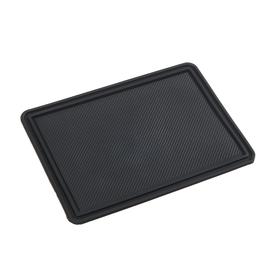 Коврик противоскольязщий 18×13 см с бортом, черный 5265026