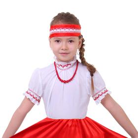 Карнавальная блузка, р. 28, цвет белый в Донецке