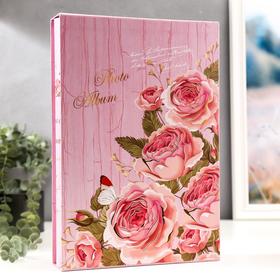 Photo album for 300 photos 10x15 cm "Bouquet of tender peonies" in a box MIX 34x23x5, 5 cm