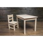 Children's set "Nils", table 800 × 500 × 520 mm and chair 300 × 400 × 550 mm, solid pine