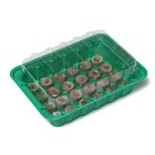 Мини-парник для рассады: кокосовая таблетка d = 3 см, 24 шт., jiffy 5451290