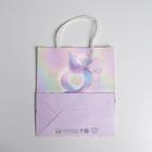 Пакет подарочный крафт «Нежность», 22 × 25 × 12 см 5134141