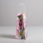 Пакет подарочный крафт «С 8 марта», 12 × 21 × 9 см 5134143