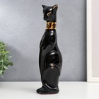 Сувенир керамика "Кошка египетская, чёрная" 21х5,5х6 см - фото 1365146