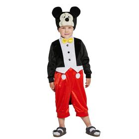 Карнавальный костюм «Микки Маус», комбинезон, шапка, р.26, рост 104 см