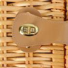 Корзина плетеная, 43х32х21/37, лоза, ткань - фото 9117691