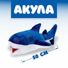 Мягкая игрушка «Акула», 50 см, БЛОХЭЙ 5241918 - фото 1046510