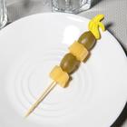 Шпажки «Мадагаскарский банан», 12 см, набор 25 шт - фото 797340563