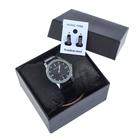 Подарочный набор 2 в 1 "Bolingdun": наручные часы, d=2.8 см, серьги - фото 1052090