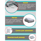 Тент автомобильный CARTAGE, водонепроницаемый, полиэстер, "L" , 470×170×120 см 5277312 Тент автомобильный CARTAGE, водонепроницаемый, полиэстер, "L" , 470×170×120 см 5277312