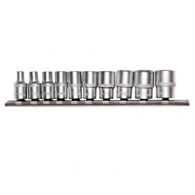 Набор торцевых головок Stels 13643, 10 шт., 1/4", 4-13 мм 5514926