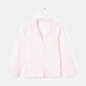 Рубашка (сорочка) женская KAFTAN "Beautiful", цв. белый/розовый, р. 40-42