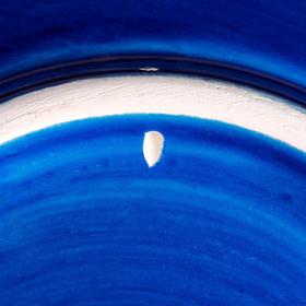 Тарелка плоская 30см "Синий тюльпан" - фото 9119548