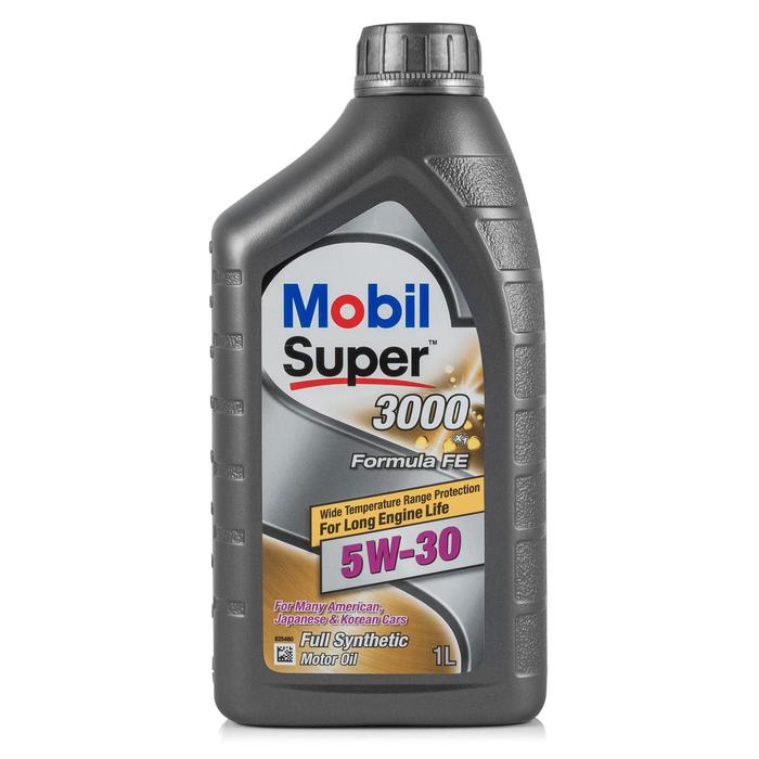 Моторное масло Mobil SUPER 3000 X1 Formula FE 5W-30, канистра 1 л