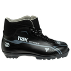 Ботинки лыжные TREK Sportiks NNN ИК, цвет чёрный, лого серый, размер 45 - фото 799934405