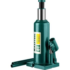 Домкрат бутылочный Kraftool KRAFT-LIFT 43462-8_z01, гидравлический, подъем 228-450 мм, 8 т 5570369