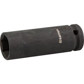 Головка Kraftool 27942-17_z01, ударная, удлиненная, 1/2", Cr-Mo, фосфатированная, 17 мм 5570407