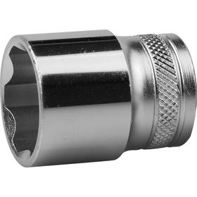 Торцовая головка Kraftool 27805-22_z01, Cr-V, FLANK, хромосатинированная, 1/2", 22 мм 5570472