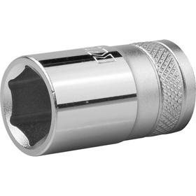 Торцовая головка Kraftool 27805-15_z01, Cr-V, FLANK, хромосатинированная, 1/2", 15 мм 5570478