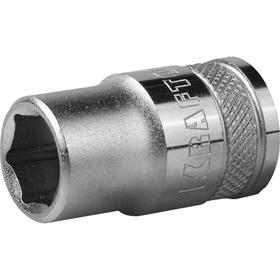 Торцовая головка Kraftool 27805-12_z01, Cr-V, FLANK, хромосатинированная, 1/2", 12 мм 5570481