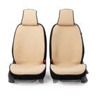 Накидки на передние сиденья Car PerforMANce, 2 шт, fiberflax (мягкий лен), ромб, бежевый 5205896 Накидки на передние сиденья Car PerforMANce, 2 шт, fiberflax (мягкий лен), ромб, бежевый 5205896