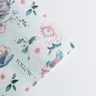 Бумага упаковочная крафтовая «Flowers», 50 × 70 см 5479643