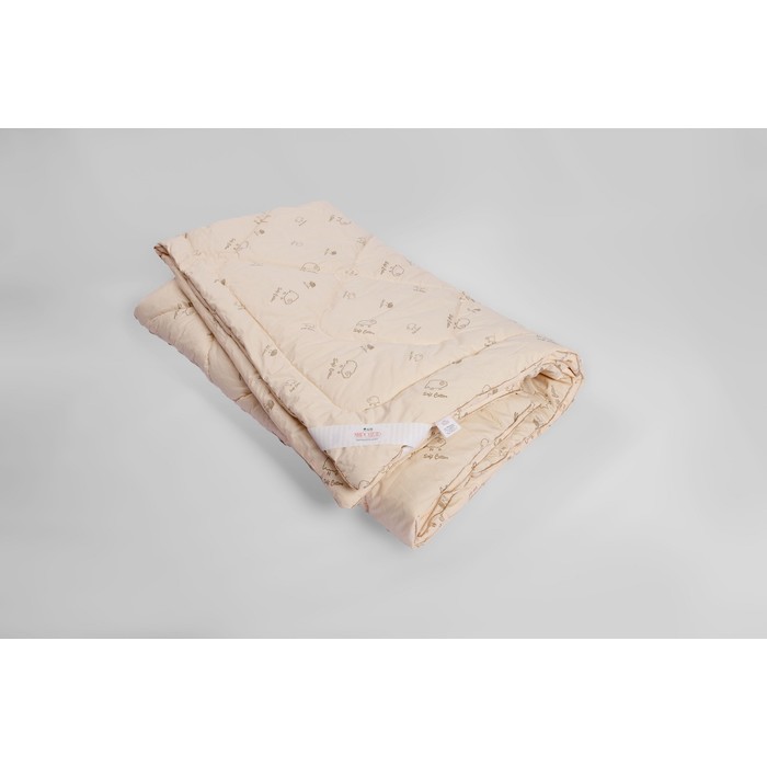 Одеяло Миродель легкое, овечья шерсть, 145*205 ± 5 см, тик, 100 г/м2