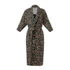 Комплект (халат и комбинация) KAFTAN, 44-46, зел/черн - фото 797376178