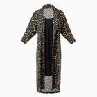 Комплект (халат и комбинация) KAFTAN, 44-46, зел/черн - фото 797376179