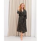 Комплект (халат и комбинация) KAFTAN, 44-46, зел/черн - фото 797376169