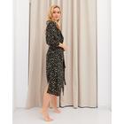 Комплект (халат и комбинация) KAFTAN, 44-46, зел/черн - фото 797376170