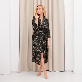 Комплект (халат и комбинация) KAFTAN, 48-50, зел/черн