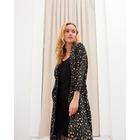 Комплект (халат и комбинация) KAFTAN, 48-50, зел/черн - фото 797376188