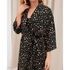 Комплект (халат и комбинация) KAFTAN, 52-54, зел/черн - фото 797376199