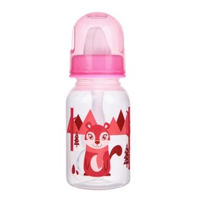 Feeding bottle 3 in 1 "Funny animals", included spoon, and spout feeding Cup, 150ml, from 0 months., MIX color