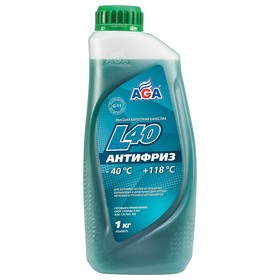 Тосол готовый AGA -40С/+115С зелёный, 1 л 144634