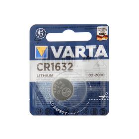 Батарейка литиевая Varta, CR1632-1BL, 3В, блистер, 1 шт.
