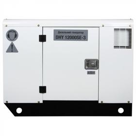 Генератор дизельный Hyundai DHY 12000SE-3, 400 В, 11 кВт, 50 л, 20 л.с., 1х16/1х32А, D1000