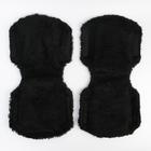 Варежки-муфты на ручку коляски, 2 шт., цвет черный - фото 107858230