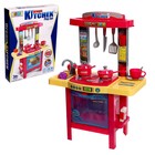 Игровой набор «Кухня мечты» с посудой и продуктами, световые и звуковые эффекты, работает от батареек - фото 8272722