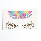 Татуировки-переводки, детские для лица «Ракушка, сердечки» - фото 797386930