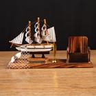 Set of desktop "Ship" with stand for phone and pen 25*7*15cm