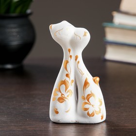 Фигура "Коты влюбленные" мини белые, 3×6,5×12см в Донецке