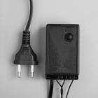 Гирлянда «Нить» 10 м с насадками «Шарики 1.5 см», IP44, тёмная нить, 100 LED, свечение белое, 8 режимов, 220 В 671565